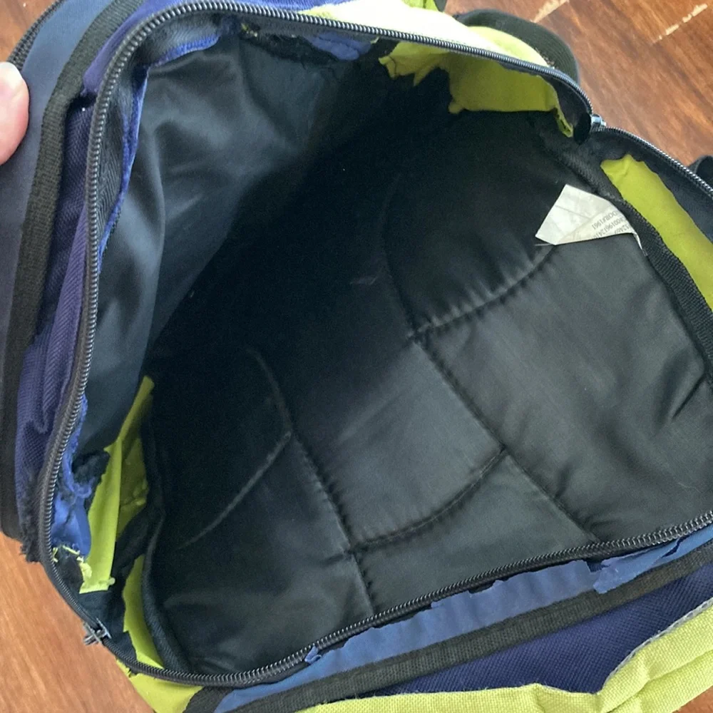 Target Technical Backpack 7+ Compartments Blue Green Pack Carryall Laptop Mesh